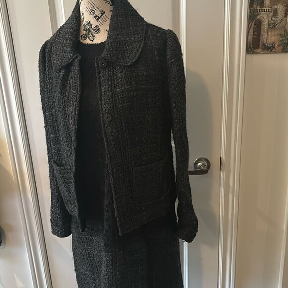 Dolce & Gabbana Authentic Wool Jacket Lace Dress Set - Picture 8 of 15